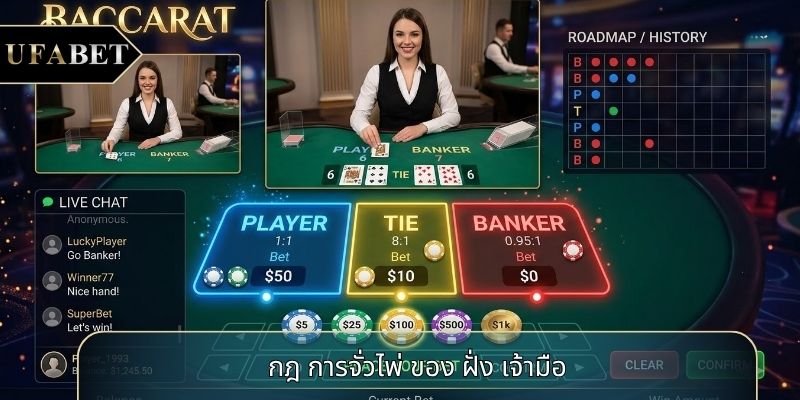 กฎ การจั่วไพ่ ของ ฝั่ง เจ้ามือ กฎ การจั่วไพ่ ของ ฝั่ง เจ้ามือ