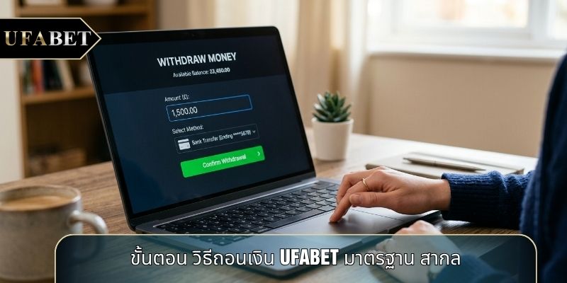 ขั้นตอน วิธีถอนเงิน UFABET มาตรฐาน สากล ขั้นตอน วิธีถอนเงิน UFABET มาตรฐาน สากล