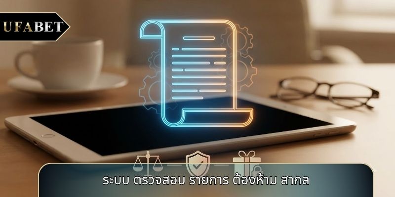 ระบบ ตรวจสอบ รายการ ต้องห้าม สากล ระบบ ตรวจสอบ รายการ ต้องห้าม สากล