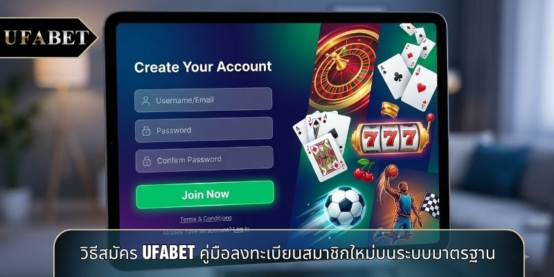วิธีสมัคร UFABET คู่มือลงทะเบียนสมาชิกใหม่บนระบบมาตรฐาน