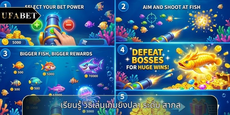 เรียนรู้ วิธีเล่นเกมยิงปลา ระดับ สากล เรียนรู้ วิธีเล่นเกมยิงปลา ระดับ สากล
